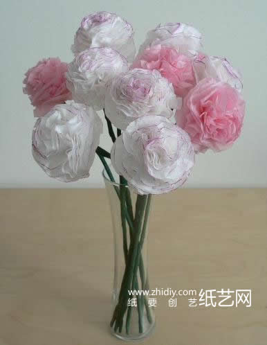 棉纸制作康乃馨纸艺花的制作威廉希尔中国官网
手把手教你漂亮的棉纸康乃馨