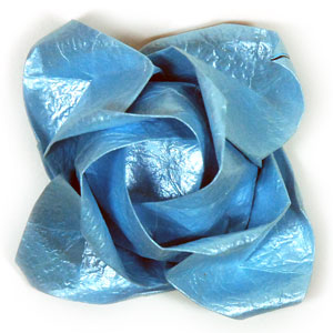 绽放的折纸玫瑰花图解威廉希尔中国官网
手把手教你制作精美的折纸玫瑰花