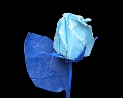 折纸玫瑰花的折纸图解威廉希尔中国官网
手把手教你制作漂亮的折纸玫瑰花