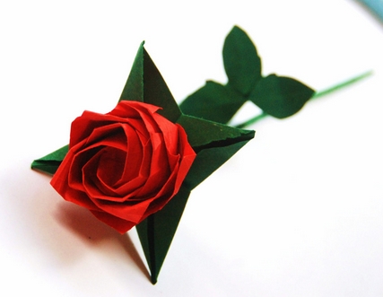 折纸玫瑰花的威廉希尔中国官网
也可以被学习并制作出来成为母亲节独特的礼物哦