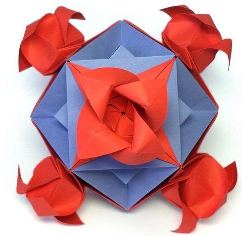 折纸玫瑰花纸球花的折法威廉希尔中国官网
手把手教你制作漂亮的折纸玫瑰纸球花