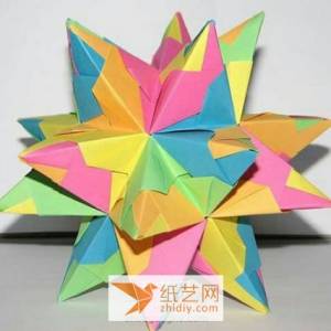 酷酷的折纸多角星圣诞节立体纸球花制作威廉希尔中国官网
