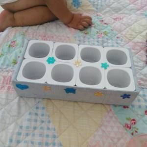 用酸奶盒子变废为宝制作的漂亮收纳盒威廉希尔中国官网

