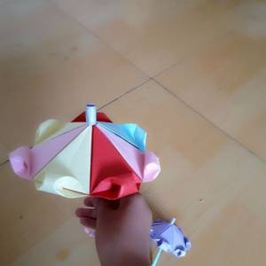 漂亮折纸太阳伞的制作威廉希尔中国官网
图解