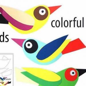 儿童剪纸贴画作品—小鸟威廉希尔公司官网
纸贴画作品