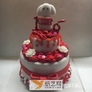 四叶草为tfboys制作的超轻粘土生日蛋糕的制作威廉希尔中国官网

