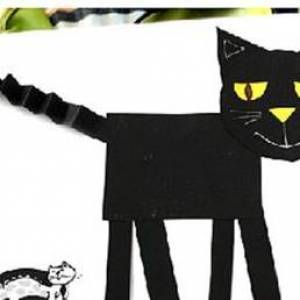 非常简单的剪纸黑猫拼贴画威廉希尔公司官网
制作方法威廉希尔中国官网
