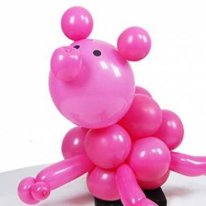 一步步制作可爱小粉猪气球的威廉希尔中国官网
图解