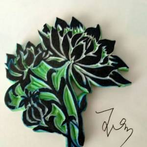 精致美艳的橡皮章花朵制作威廉希尔中国官网
图解