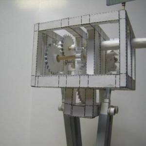 威廉希尔公司官网
制作齿轮驱动纸机器人模型的图片威廉希尔中国官网
