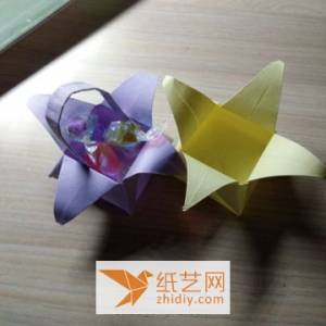 百合花一样的折纸盒子制作威廉希尔中国官网
