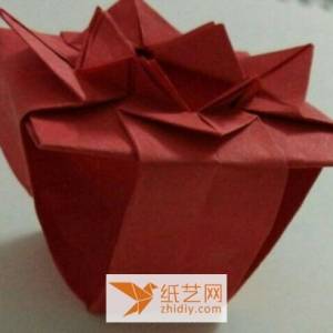 像花瓶一样漂亮的折纸盒子制作威廉希尔中国官网
