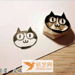 新手橡皮章可爱小猫咪制作威廉希尔中国官网
