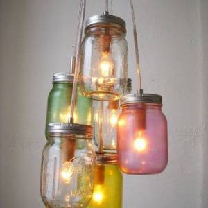利用玻璃罐头瓶子废物利用威廉希尔公司官网
制作个性漂亮的灯饰