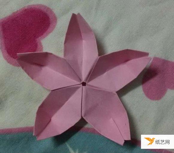 五个花瓣樱花的是怎么折叠制作的方法图解威廉希尔中国官网
