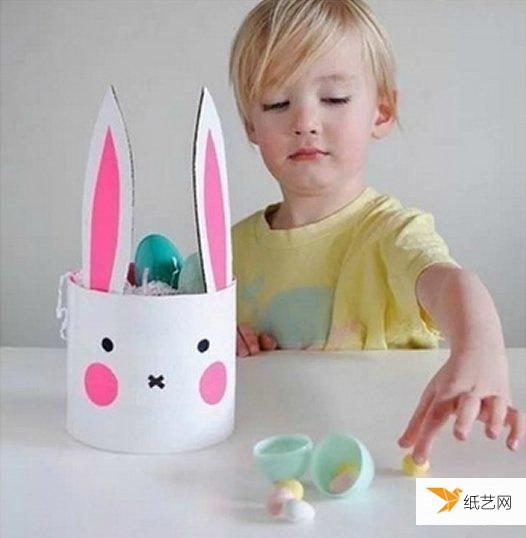 简单个性的幼儿小兔收纳罐的制作方法图解威廉希尔中国官网
