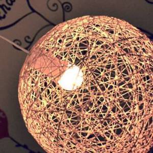 分享自己制作的气球毛线灯罩图解方法威廉希尔中国官网
