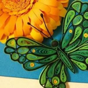 使用卷纸威廉希尔公司官网
制作的很漂亮的衍纸蝴蝶图片作品欣赏