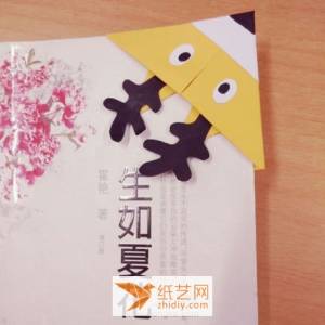 麋鹿折纸书签圣诞节礼物制作威廉希尔中国官网
