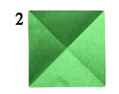 方形纸张对角线折叠操作在折纸威廉希尔中国官网
中是比较常见的折叠方式