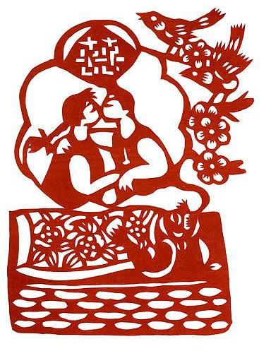 趣味婚庆窗花剪纸图案与窗花制作威廉希尔中国官网
