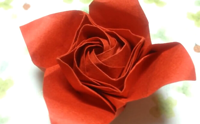 折纸玫瑰花的折法大全之紧凑立方纸玫瑰花的折纸视频威廉希尔中国官网
