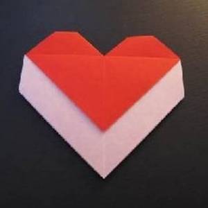 浪漫的心相印双心折纸心表白利器制作威廉希尔中国官网

