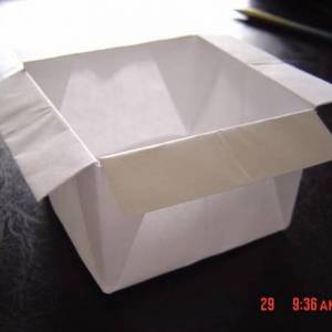 简单折纸盒子折纸收纳盒制作威廉希尔中国官网
