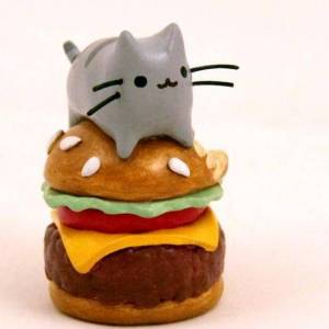 可爱的超轻粘土制作汉堡小猫威廉希尔中国官网
