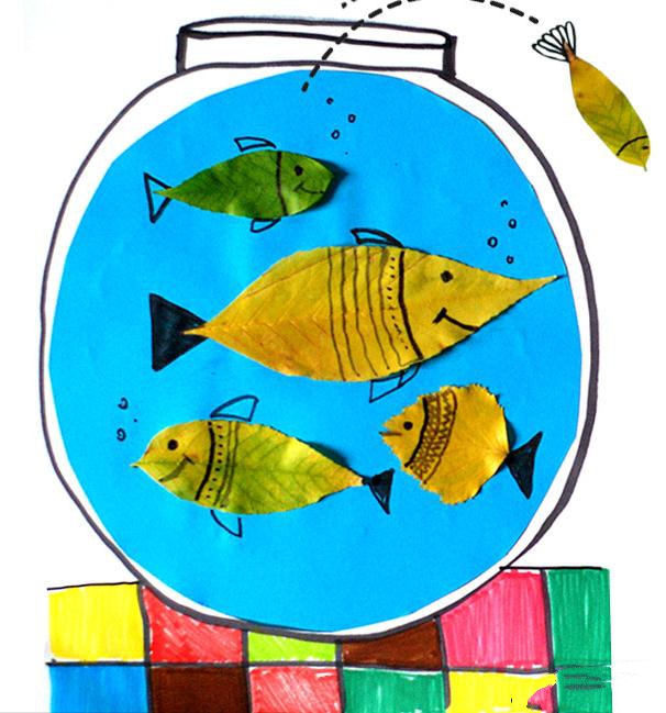 鱼缸树叶贴画儿童威廉希尔公司官网
小制作威廉希尔中国官网
