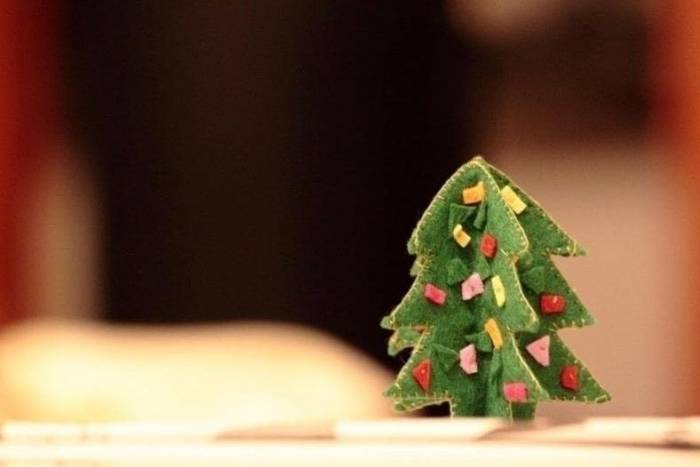 可爱的不织布圣诞树制作威廉希尔中国官网
