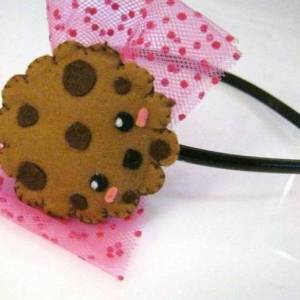 可爱的曲奇饼干发箍和胸针制作威廉希尔中国官网
