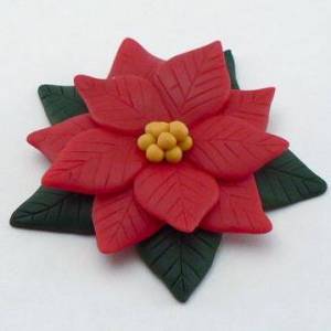 可爱的超轻粘土制作圣诞花DIY威廉希尔中国官网
