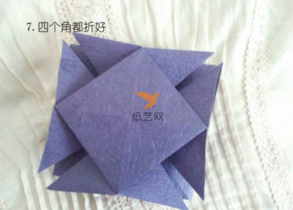折纸美丽浪漫的折纸花球制作威廉希尔中国官网
