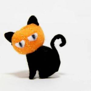 可爱的万圣节南瓜小猫制作威廉希尔中国官网
