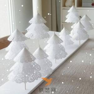 圣诞节手作唯美浪漫的纸艺圣诞树制作威廉希尔中国官网
