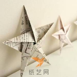 漂亮的折纸五角星制作威廉希尔中国官网
