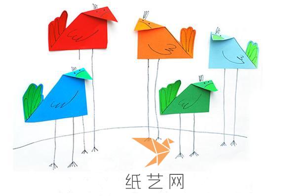 简单可爱的儿童威廉希尔公司官网
纸艺小鸟制作威廉希尔中国官网
