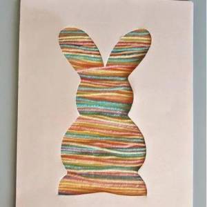 可爱的复活节兔子卡片制作威廉希尔中国官网

