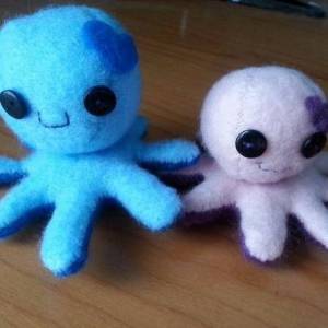 超可爱的不织布小章鱼玩偶儿童节礼物制作威廉希尔中国官网

