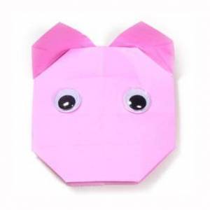 折纸小猪儿童节折纸威廉希尔中国官网
