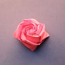 折纸玫瑰花折纸大全快速制作折纸玫瑰花