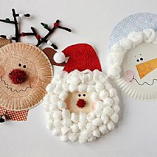 用一次性餐盘制作圣诞节装饰物图解威廉希尔中国官网

