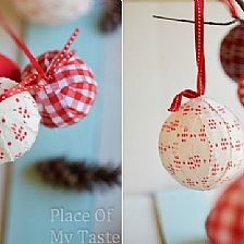 圣诞节圣诞树装饰小球的布艺威廉希尔公司官网
制作威廉希尔中国官网
