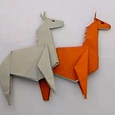 儿童折纸小马如何折叠制作