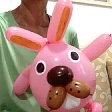 魔术气球波兔的气球造型威廉希尔中国官网
