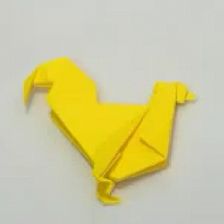 折纸公鸡怎么做
