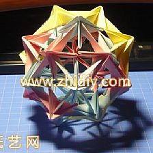 星形结构的纸艺花球制作威廉希尔中国官网
