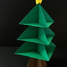 简单折纸圣诞树DIY威廉希尔中国官网
