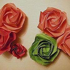 新川崎纸玫瑰的折法手把手教你如何折纸玫瑰